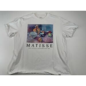 Abercrombie & Fitch Matisse Graphic Boyfriend Tee – Oversized Fit, Size L